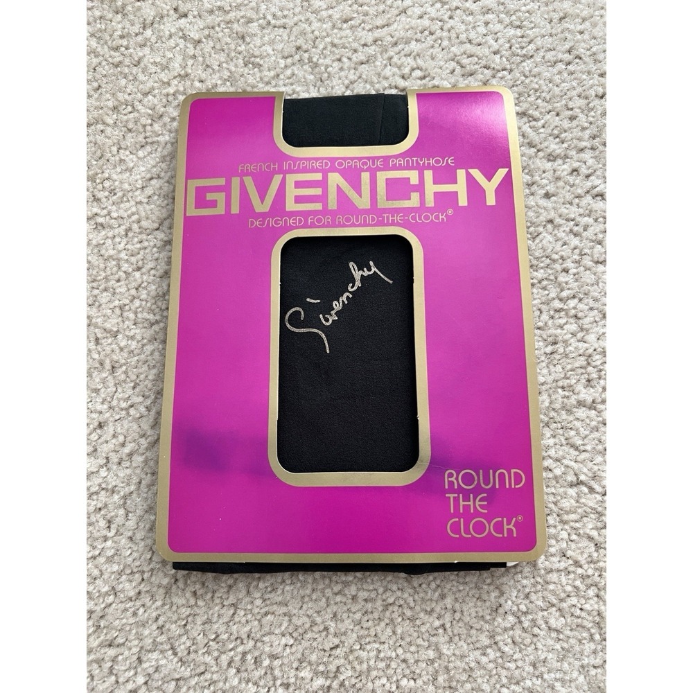 VINTAGE Round The Clock GIVENCHY Opaque French Inspired Pantyhose, F-614